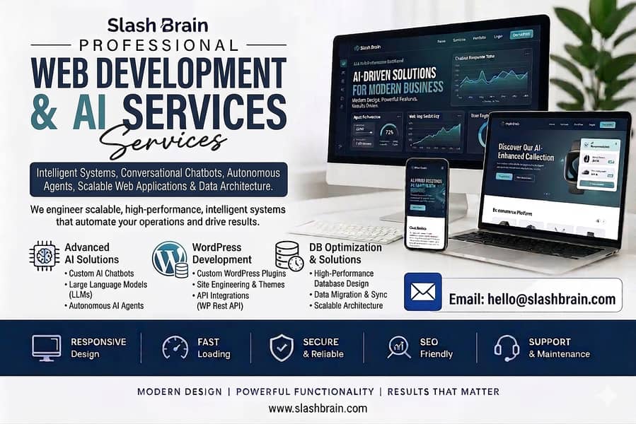 Web Development & AI Services | WordPress & Database Optimization 0