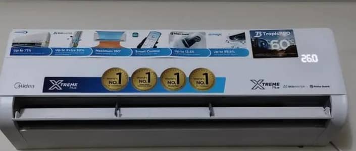 Midea 1.5 ton Dc inverter heat and cool totally genuine good condition