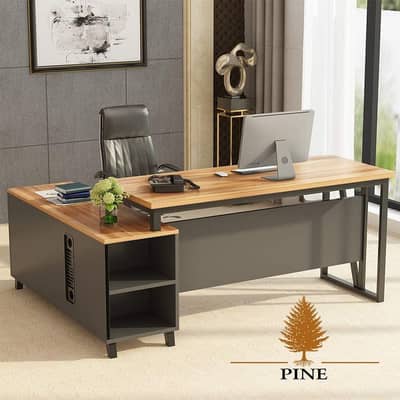 L shape office table - Office meeting table -Office wooden table