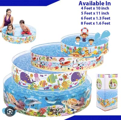 Box pack swimming pools 4 ft/ 5 ft/ 6 ft/ 8 ft