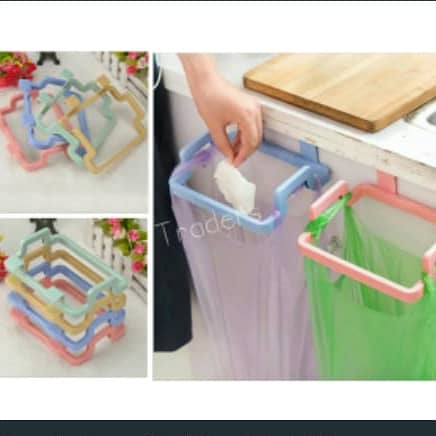 Kitchen Portable Trash Bag Holder for Easy Storage and Organization