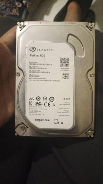 Seagate 1TB HDD 7200rpm pulled