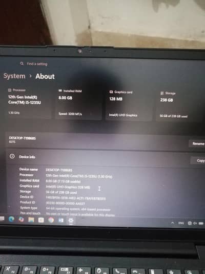 Lenovo V14 Gen 3 i5 12th Generation 10/10 Condition