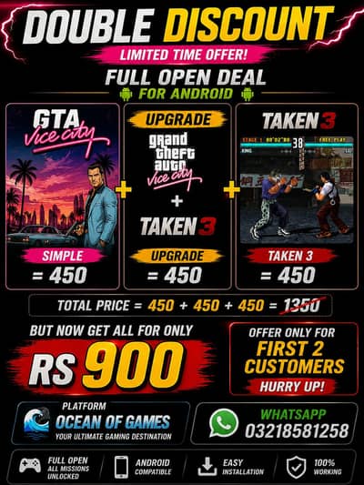 GTA vice city and taken 3