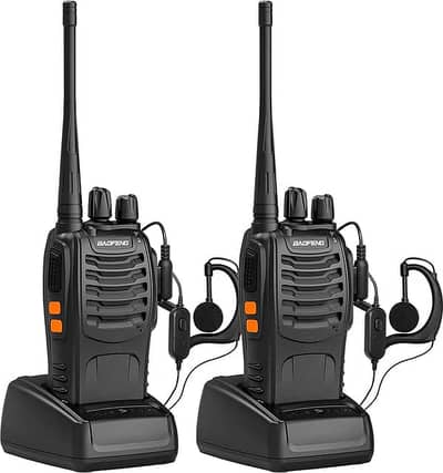 Professional MT918 Long Range UHF Walkie Talkie, dual band radios pair