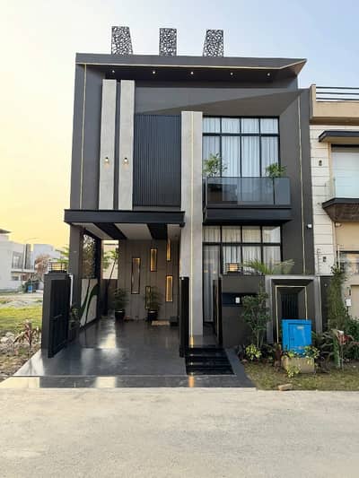 On Wide 50-Feet Road 5-Marla Brand New Luxury Ultra-Modern Design Most Beautiful Bungalow For Rent At Prime Location Of DHA Lahore Near To Park Masjid & Commercial Market.