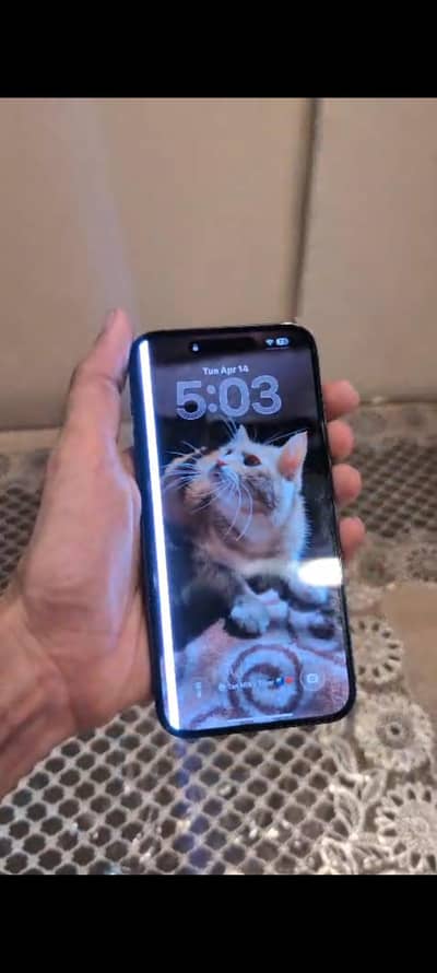 Iphone 14 pro max 100% original screen with line