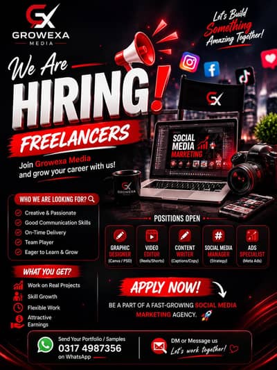 we're hiring freelancers