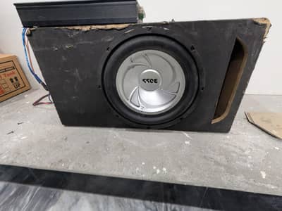 Amplifier and boofer for sale