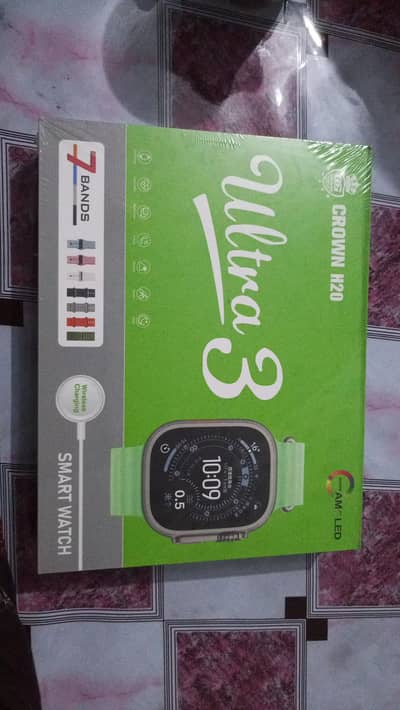 Crown H20 Ultra 3 Smart Watch | Bluetooth Calling