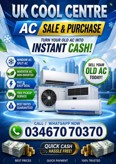 Ac sale purchase / old ac / scrap ac / window ac / inverter ac buyer
