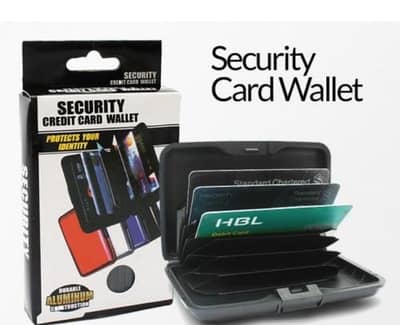 Security credit card wallet