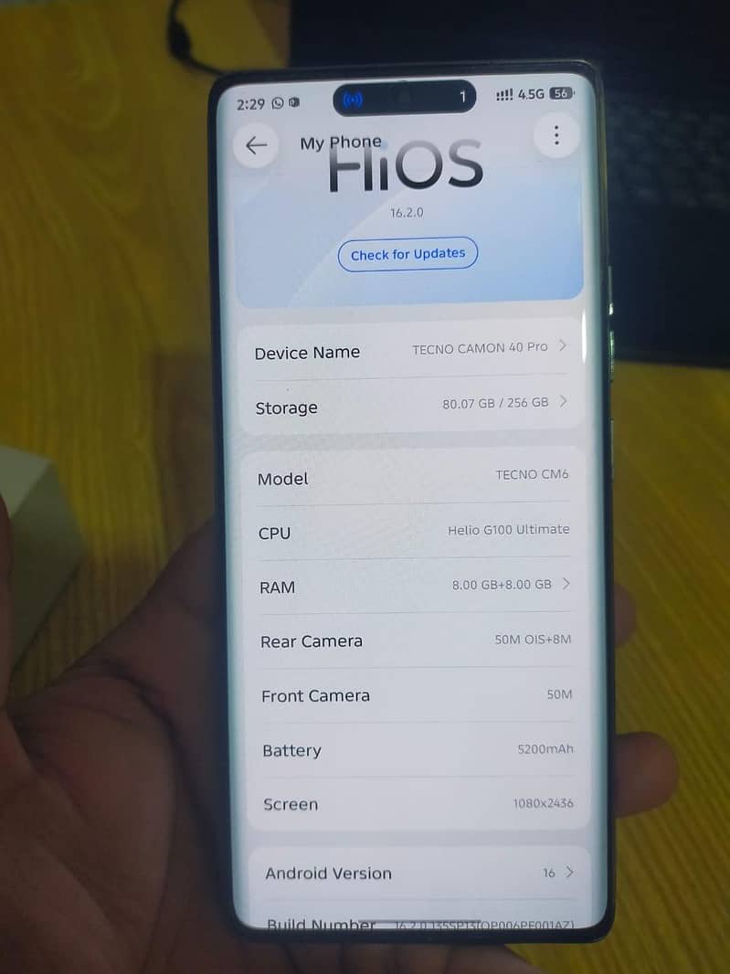 Tecno CAMON 40 Pro WhatsApp 03088939633 3