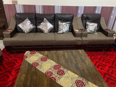 sofa set only. . urgent sale . tabke not included