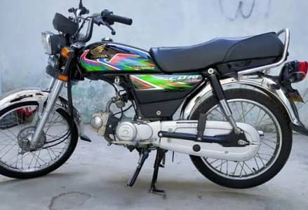 HONDA CD 70 BLACK FOR SALE 03094829430