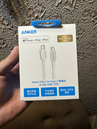 Anker 60w Type C to C Cable | MFI Certified | Best For Apple Devices