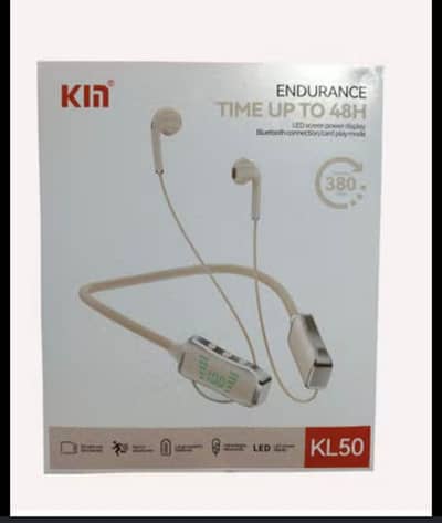 KIN KL50 Bluetooth Neckband Earphones.