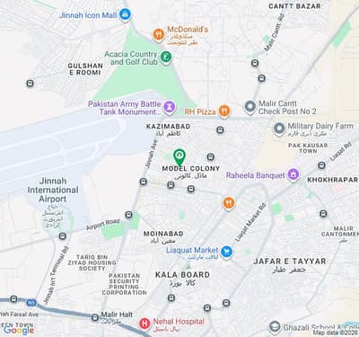 Model Colony - Malir 120 Square Yards Office Up For rent