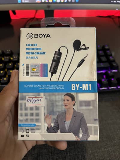 Original Boya M1 Microphone with Complete Box