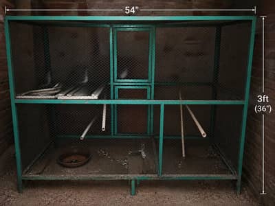 "Large Bird Cage 54 Inches Height & 3ft Width – Strong & Ready to Use"