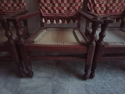 Wooden chairs