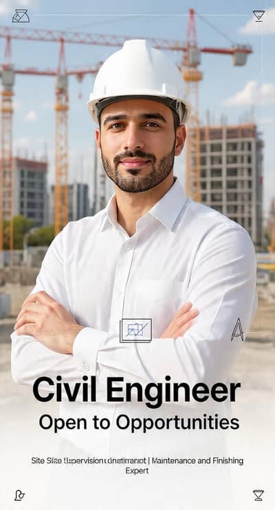 Im a DAE Civil Engineer With more than 3.5 Years Experience