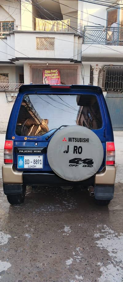 Mitsubishi Pajero Mini 2008,660cc Turbo engine,4x4 active