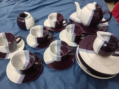 six cups tea set