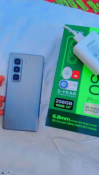 infinix hot 50 pro Plus  16/256 GB complete box urgent sale