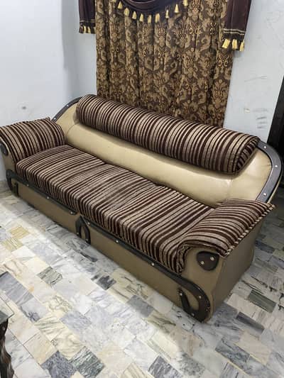 3 Seater and Single Seater 2 pcs - Total 5 Seater Sofas for Sale