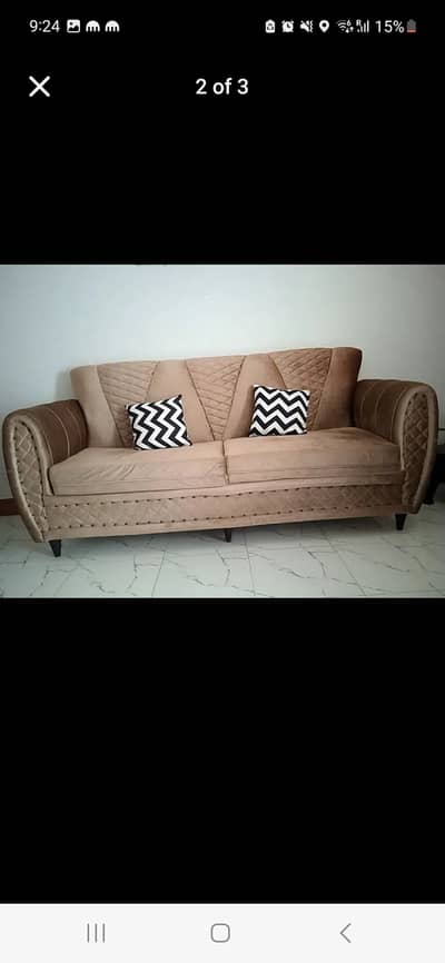 7 SEATER STYLISH SOFA SET WITH CUSHIONS