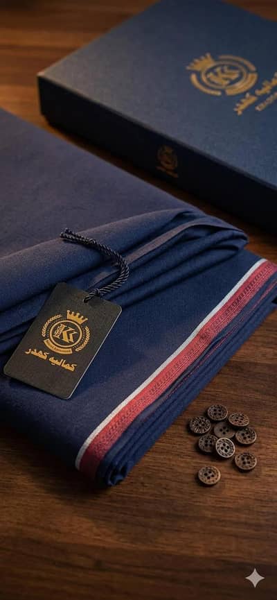 Mens khadar plain Blue suite in summer Cash on delivery available