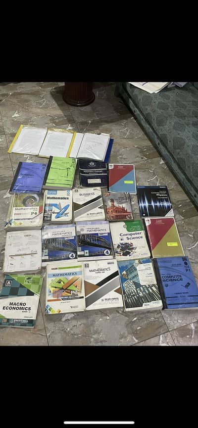o level books set,A levels books,8th class bookd used