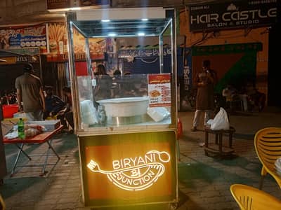 Biryani counter  complete setup only 10 days used