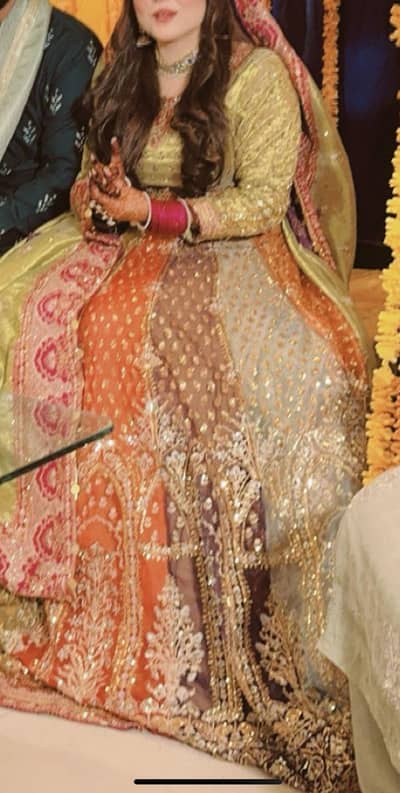 Maryum n maria mehndi dress