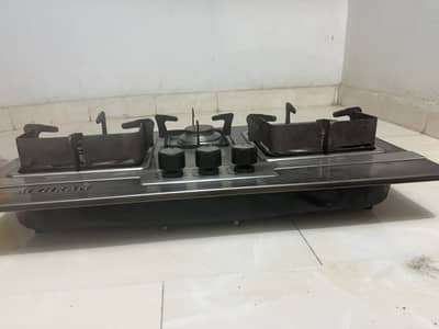 3 burner stove