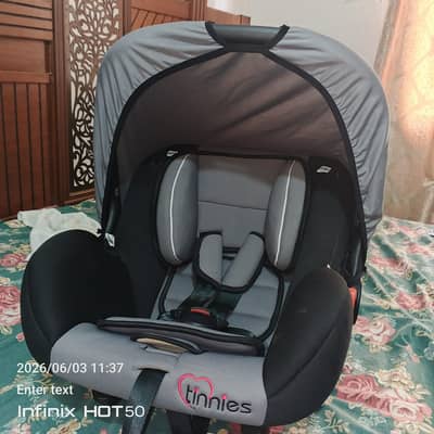 Tinnies Baby Car Seat New and never used