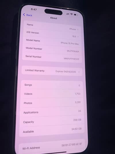 Apple iPhone 15 Pro Max