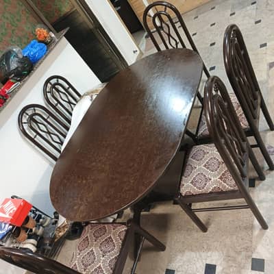 dining table with chairs