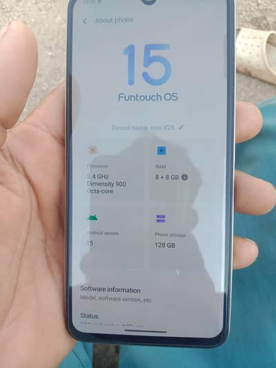 vivo v25 8gb 128gb with original box