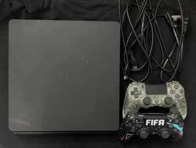PS4 Slim 500GB | 2 Controllers + Cables