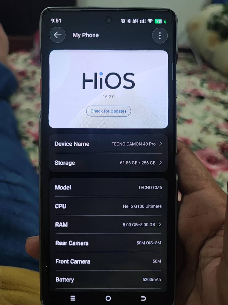 Tecno CAMON 40 Pro 1