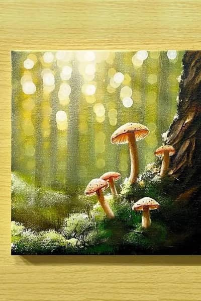 blooming mushrooms