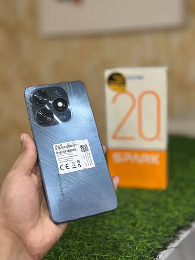 Tecno Spark 20c 4gb Ram 128 Storage With Box & Charger