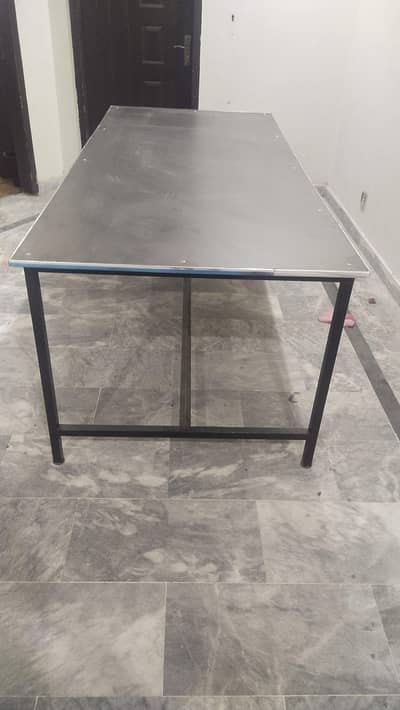 Heavy-Duty Steel Frame Table – 7ft x 4ft