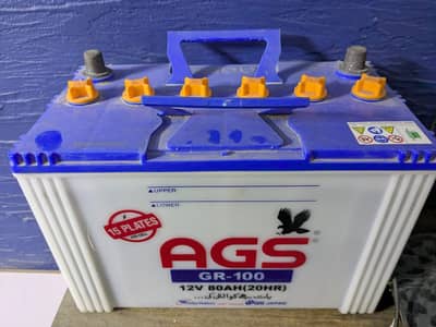 AGS  Gr100 Battery 15 plates.