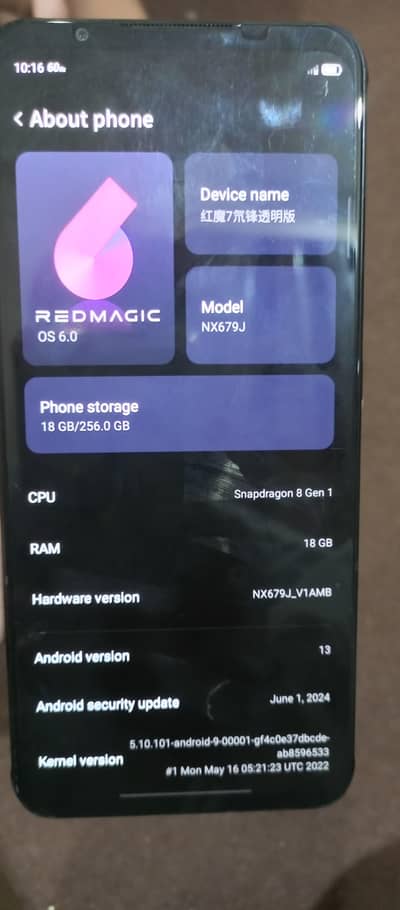 Zte Nubia Red Magic 7 Pro 5G