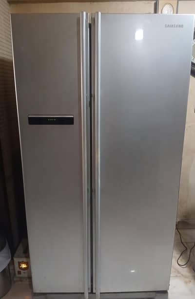 Samsung side by side door fridge