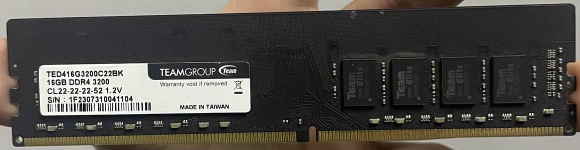 TeamGroup Elite 16GB DDR4 3200MHz Desktop RAM (Black PCB)
