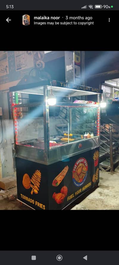 Shawrma and Fryer Counter